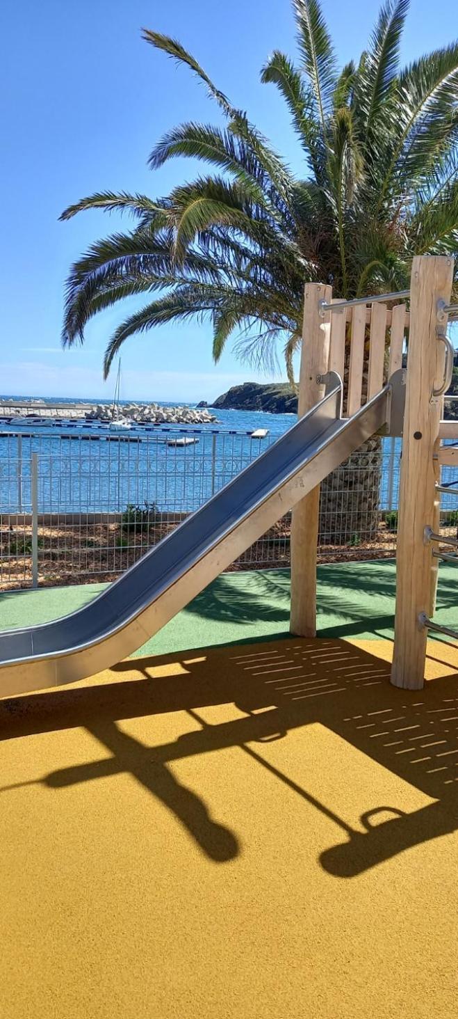 Appart F3 A 150 M De La Plage Avec Parking Prive Cerbère المظهر الخارجي الصورة